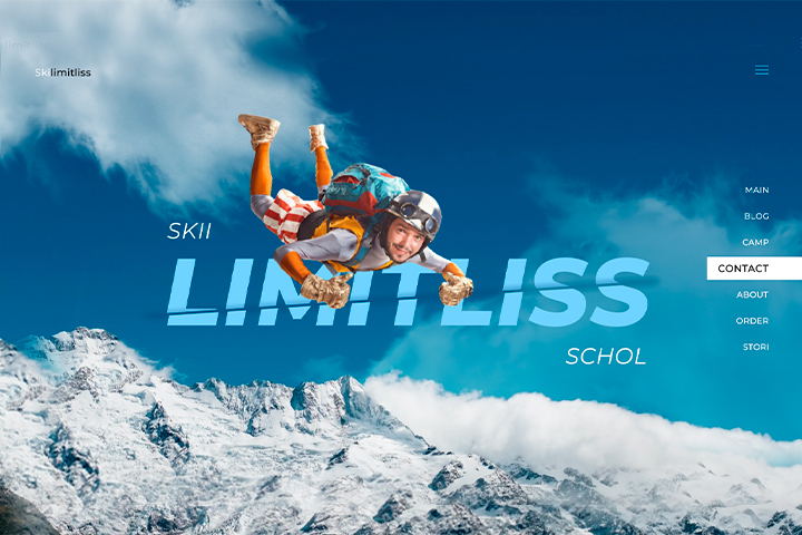 1 Экран для  школы Бейсджампинга в Торонто