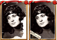 Реставрация поврежденной фотографии. Женский фотопортрет.