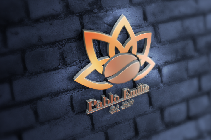 Логотип кофейни "Pablo Emilio"