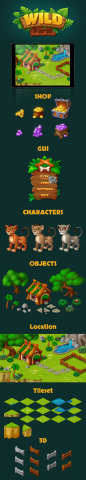 Склейка мобильной казуальной игры
