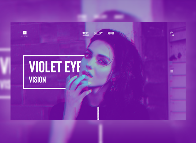 Дизайн промо сайта для casual брэнда Violet