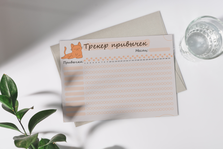 Трекер привычек "Рыжий кот"