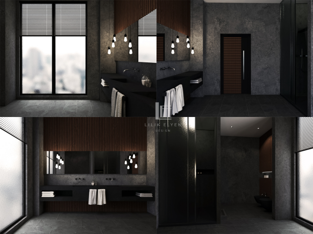 Интерьер ванной комнаты