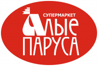 логотип супермаркет "АЛЫЕ ПАРУСА"