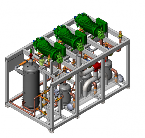 Винтовая централь низкотемпературная