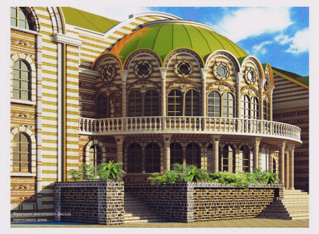 Причтовый дом в византийском стиле