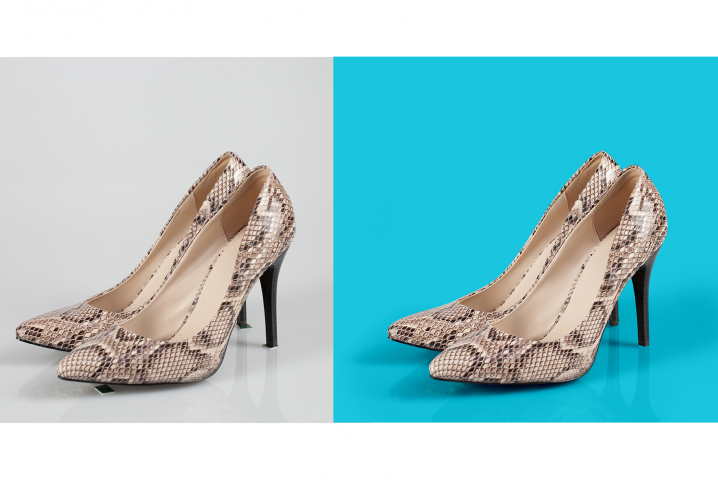 Обтравка с сохранением тени и отражения