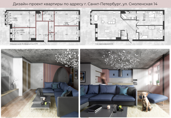 Концепт-перепланировка квартиры