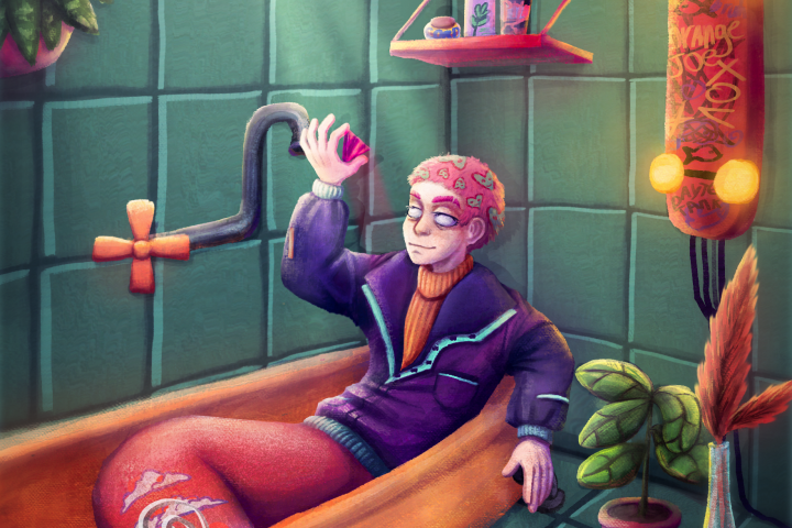 работа с проработанным фоном