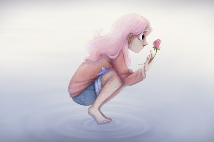 работа с простым фоном