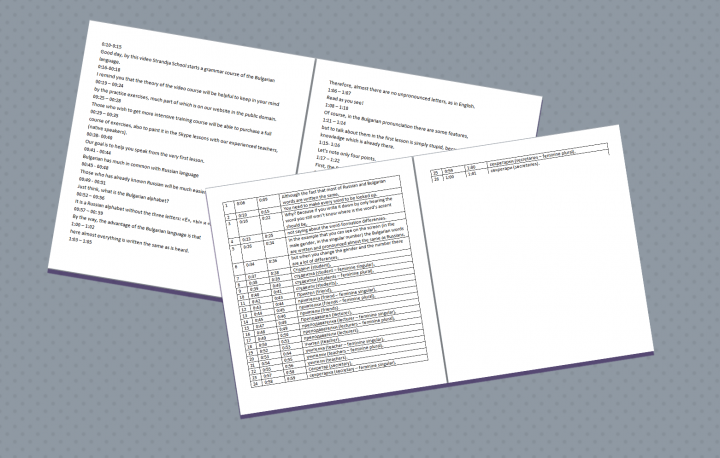 Переводы текстов с Русского(частично Болгарского) на Английский