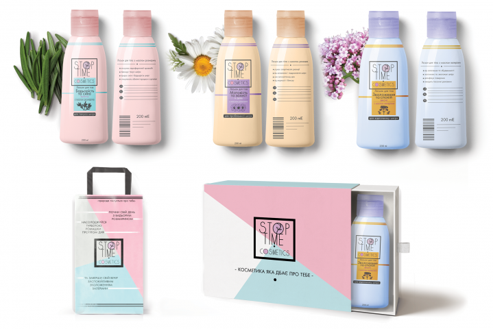 Дизайн косместической линии по уходу за кожей