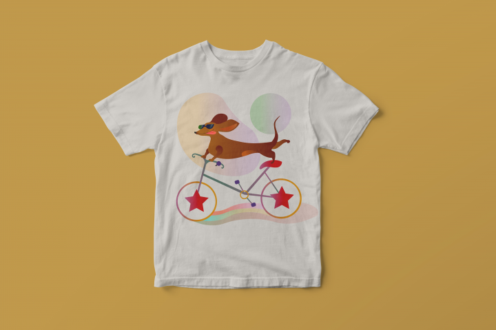 Такса на байке