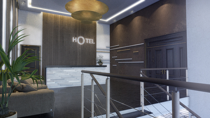 Отель. Ресепшн (3 этаж)