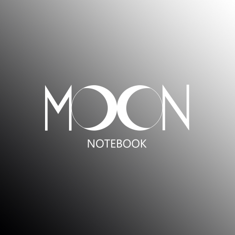 логотип "MOON" для блокнотов