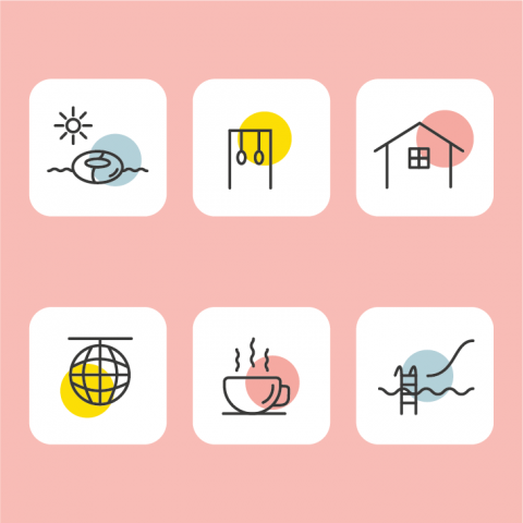 Иконки для навигации острова