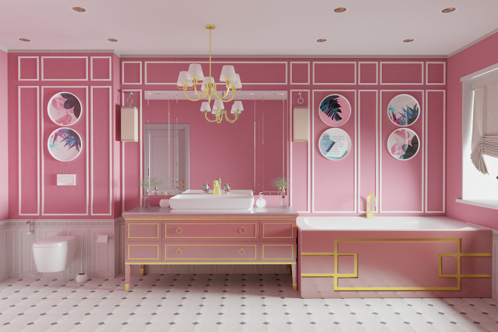 Визуализация ванной комнаты