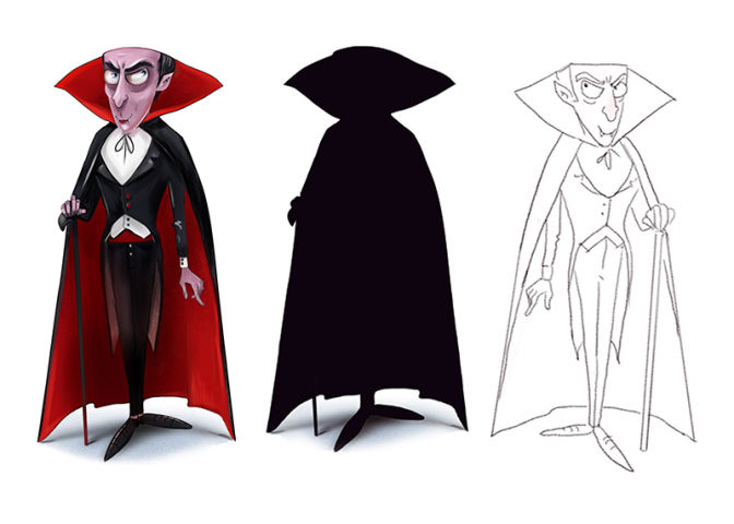 Ваипир - дизайн персонажа