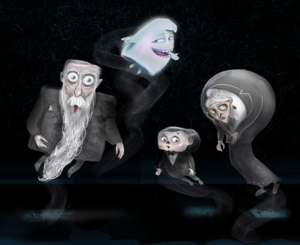 Привидения - дизайн персонажа
