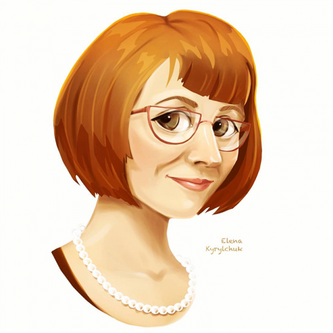 Потрет-аватар женщины