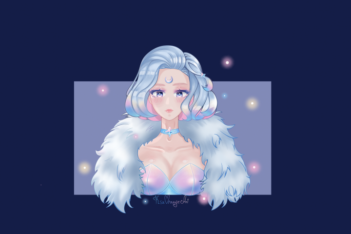 2Д персонаж в стиле аниме