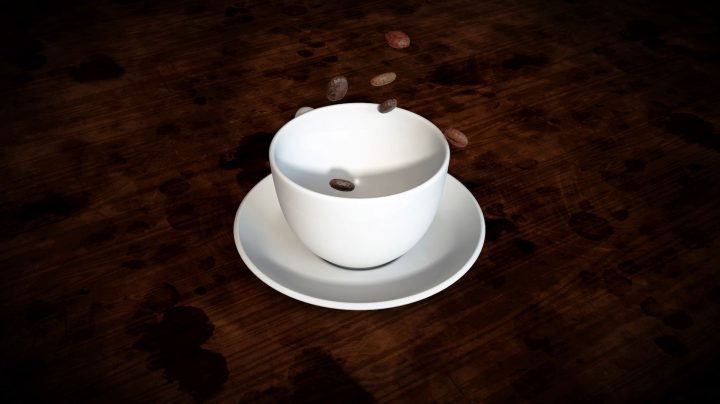 Coffe Beans Falling Animation