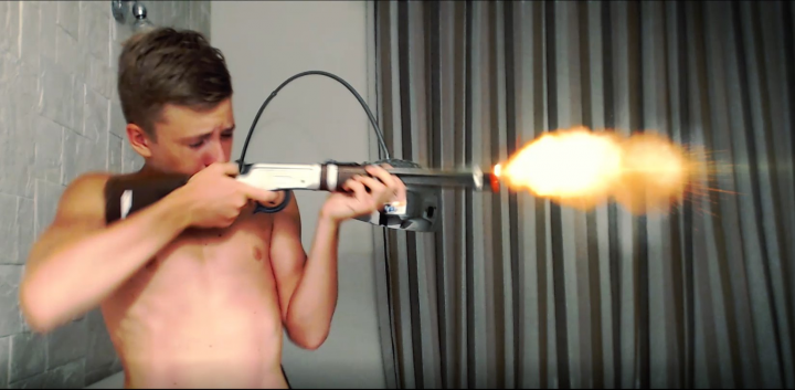 Toy Gun Shooting