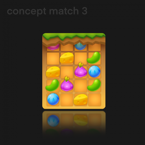 концепт match - 3