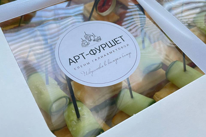 Стикер/этикетка для Арт-Фуршет