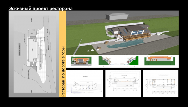 Ресторан по дороге в горы