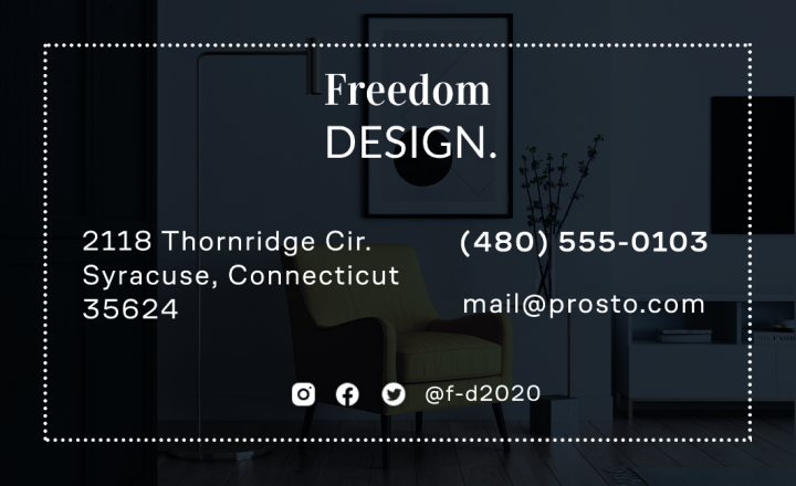 Визитка вариант 2.