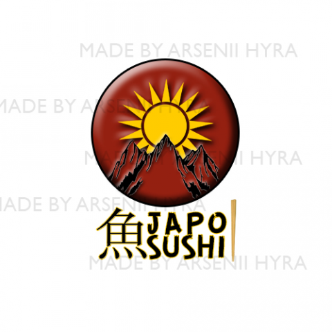 Логотип для суши(ресторан, доставка)