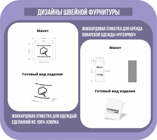Дизайны швейной фурнитуры