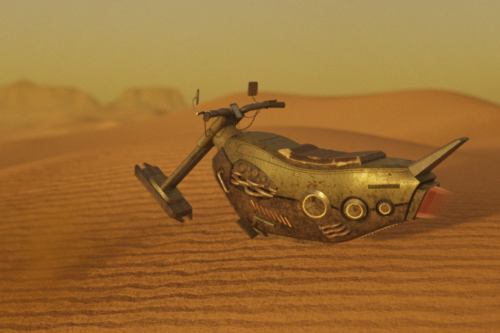 The Cosmic Bike: Desert Drift Survivor