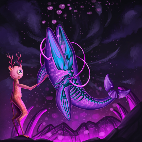 Мой NFT проект "One eye baby creating the world