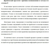 Хронический простатит