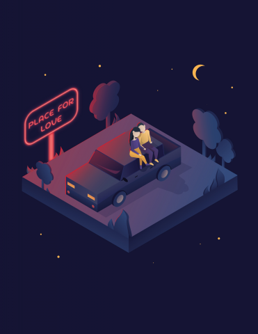 Иллюстрация в изометрии