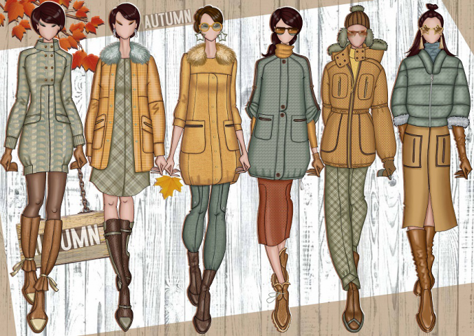 Fashion sketches sample