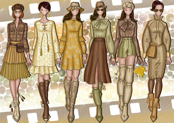 Fashion sketches sample