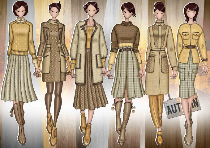 Fashion sketches sample