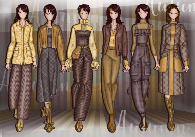 Fashion sketches sample