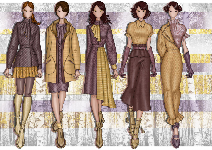 Fashion sketches sample