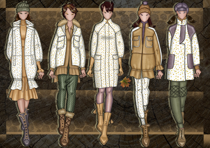 Fashion sketches sample