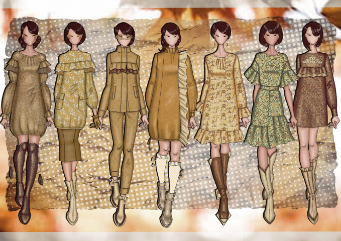 Fashion sketches sample