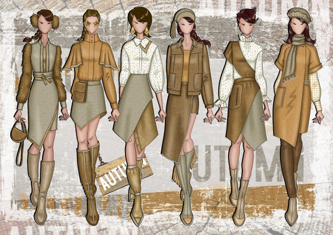 Fashion sketches sample