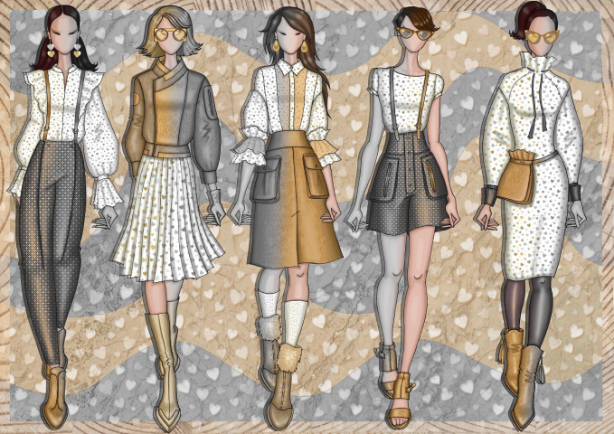 Fashion sketches sample