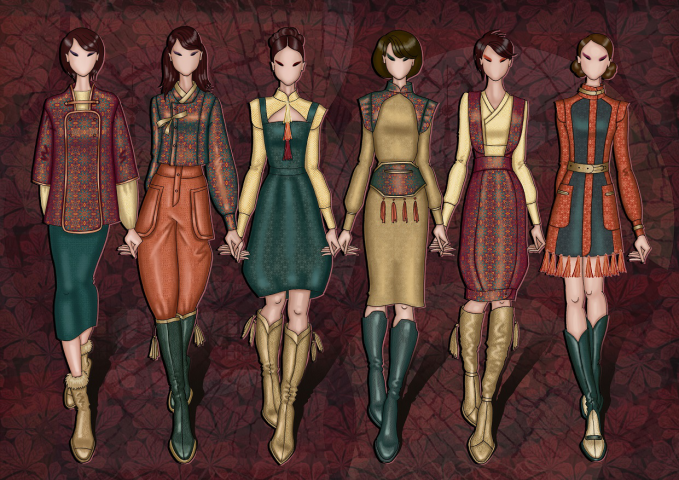 Fashion sketches sample