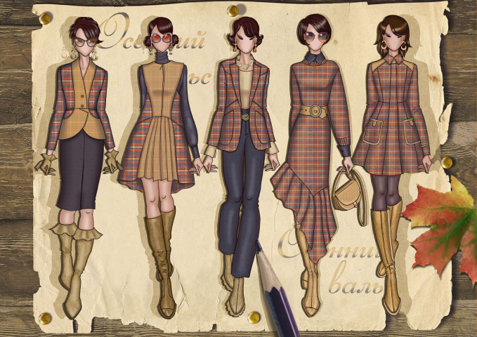 Fashion sketches sample