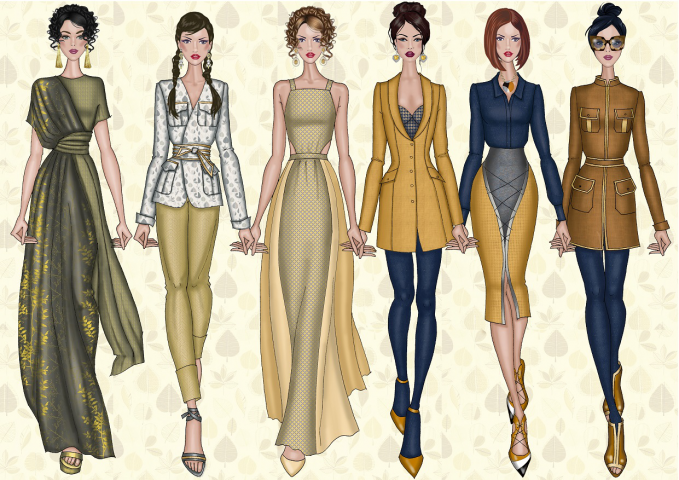Fashion sketches sample