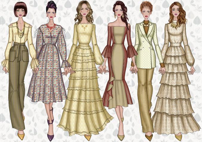 Fashion sketches sample